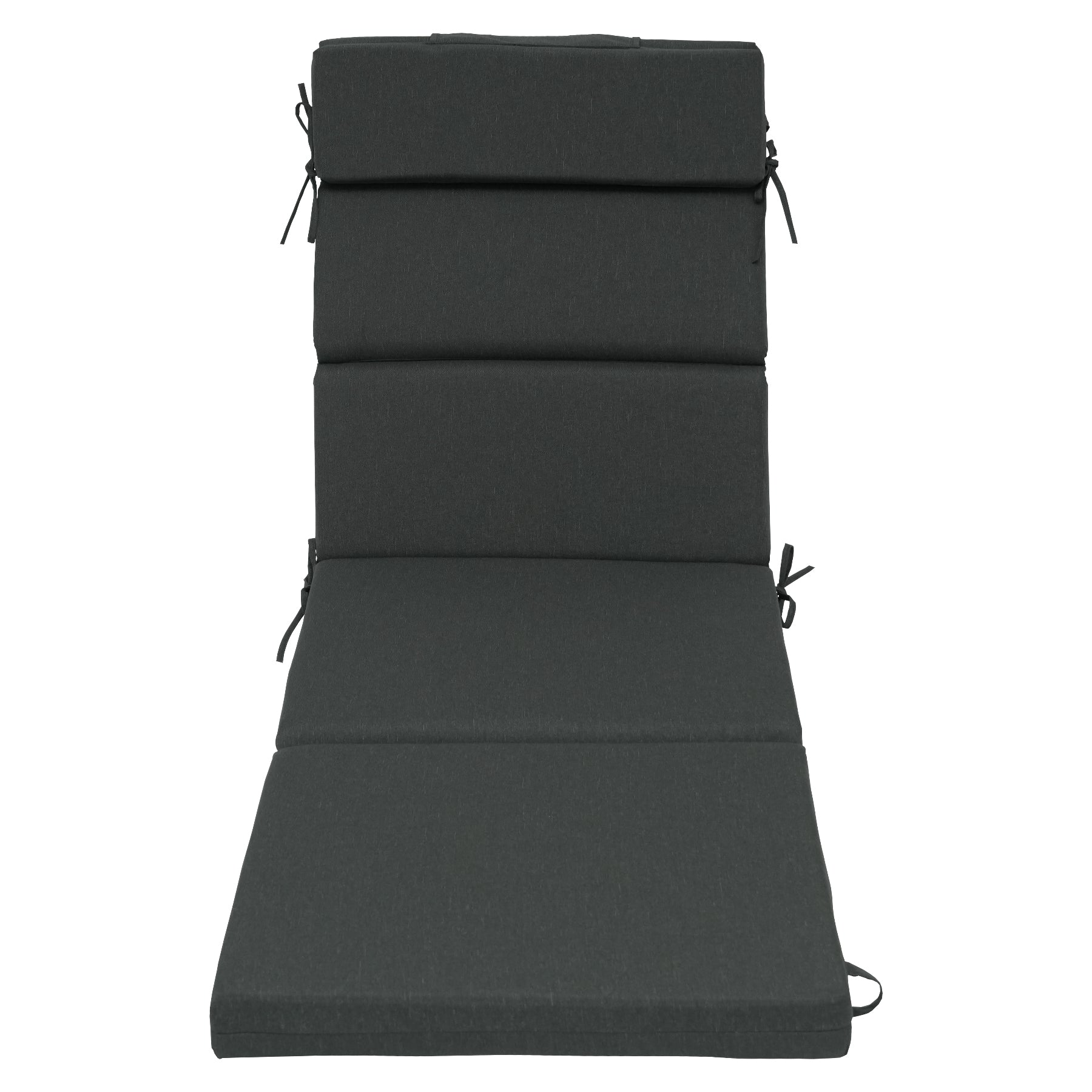 outdoor lounge chair cushion with head pillow, waterproof, fade-resistant, tear-resistant leisure chair cushion, suitable for terrace, lawn, pool, resort hotel