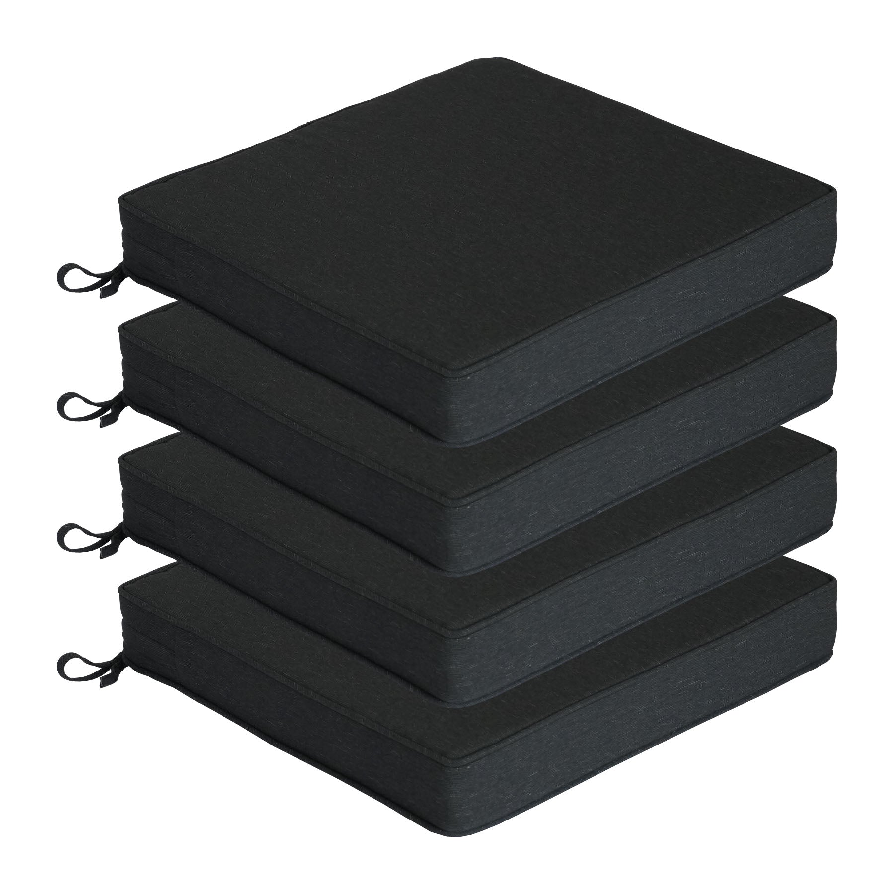 Outdoor chair cushion, dimensions 18.5x18.5x3.15 inches