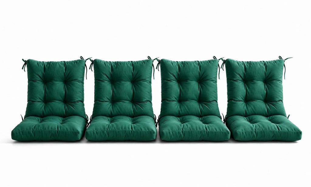 Patio Chair Cushion Set – 2 & 4 Sets, 18" x 18" x 3.5"