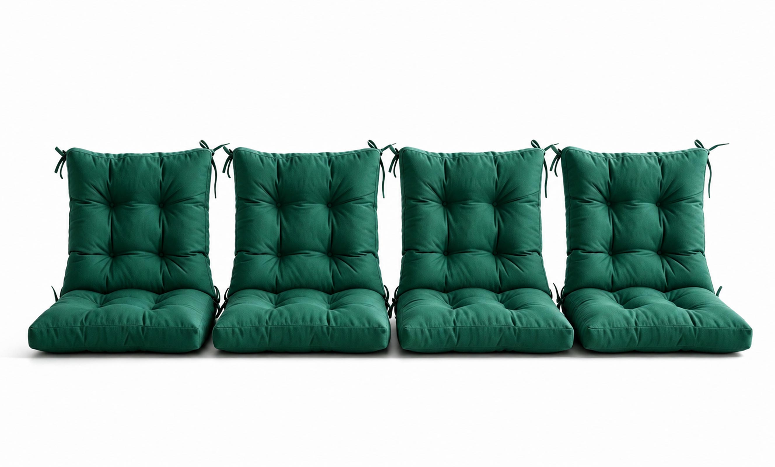 Patio Chair Cushion Set – 2 & 4 Sets, 18" x 18" x 3.5"