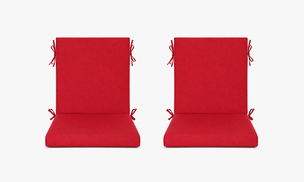 Outdoor Dining Chair Cushions Set of 2 & 4 Sets, 21" x 20" x 3.15"