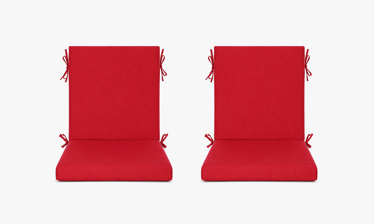 Outdoor Dining Chair Cushions Set of 2 & 4 Sets, 18" x 18" x 3.15"