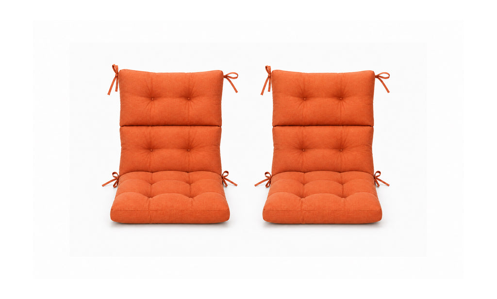 Patio Chair Cushion Set – 2 & 4 Sets, 21" x 20" x 3.5"