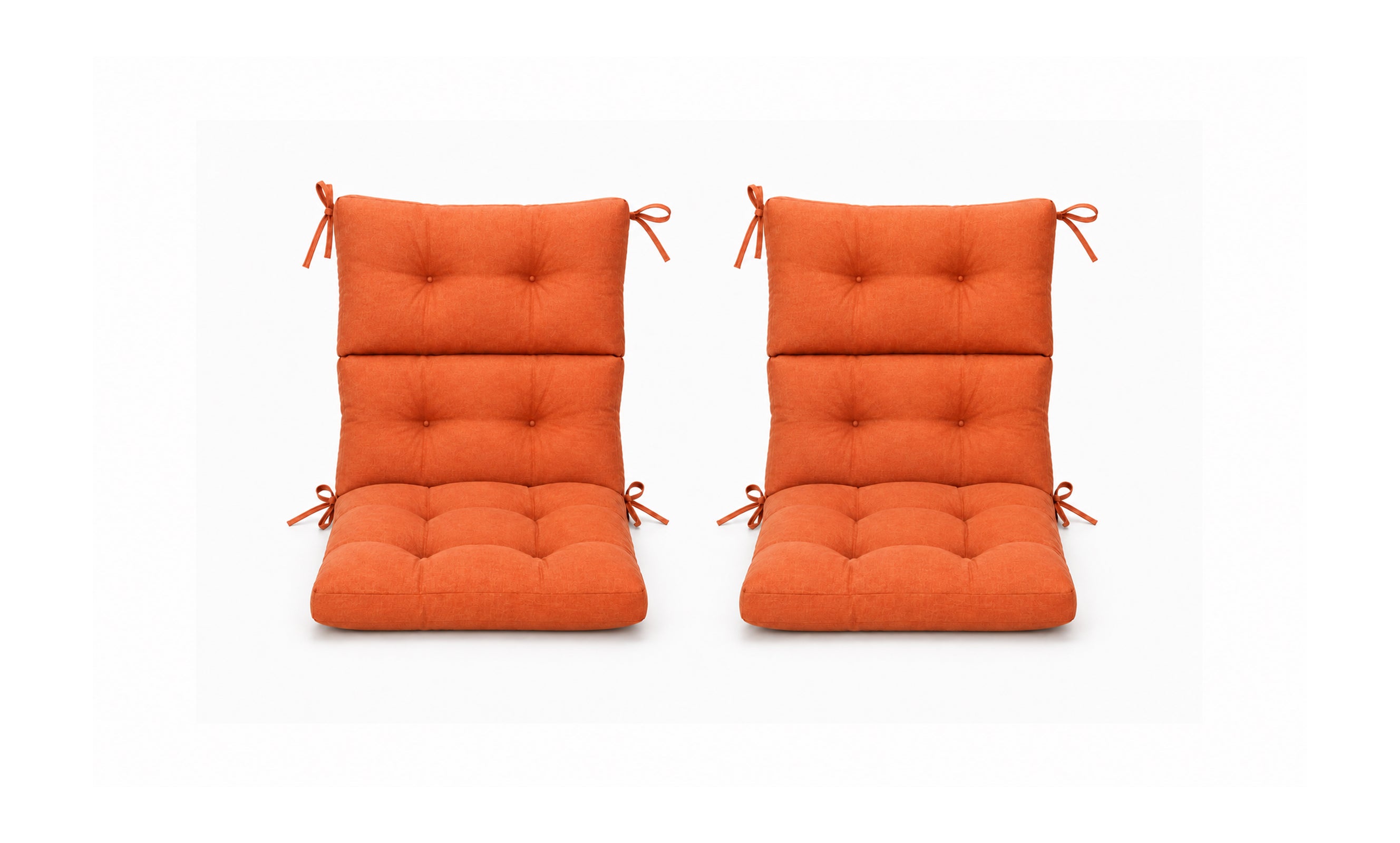 Patio Chair Cushion Set – 2 & 4 Sets, 21" x 20" x 3.5"