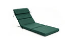 Outdoor Lounge Chair Cushion with Headrest – 1 & 2 Piece Sets, 42" x 72" x 2.75"