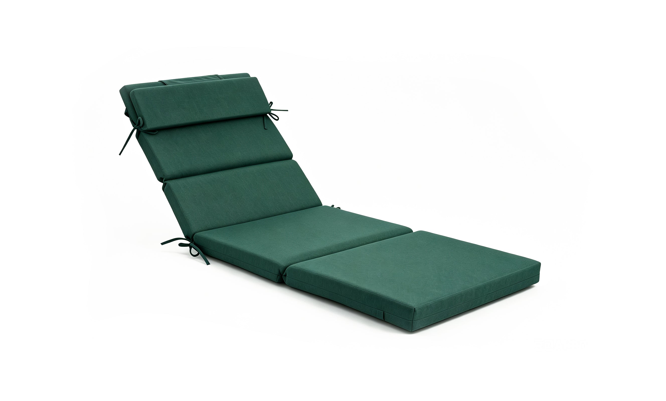 Outdoor Lounge Chair Cushion with Headrest – Dimensions: 42 x 72 x 5.5 Inches