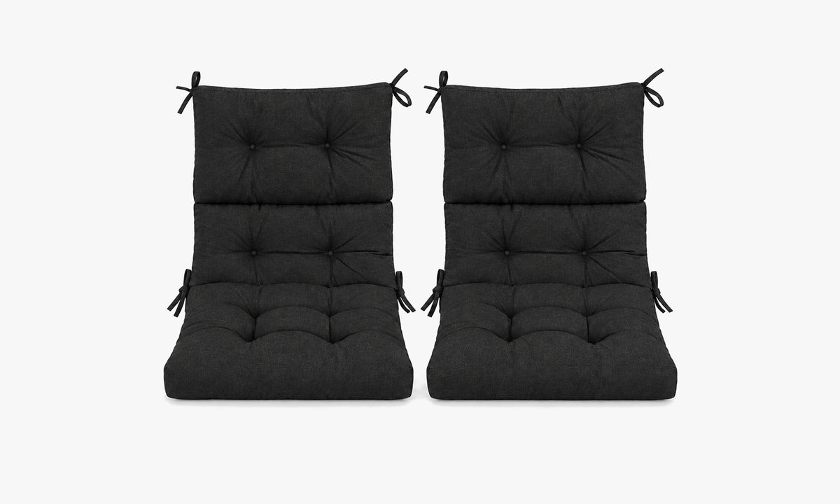 Patio Chair Cushion Set – 2 & 4 Sets, 21" x 20" x 3.5"