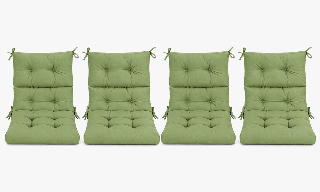 Patio Chair Cushion Set – 2 & 4 Sets, 21" x 20" x 3.5"