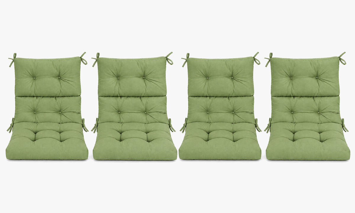 Patio Chair Cushion Set – 2 & 4 Sets, 21" x 20" x 3.5"