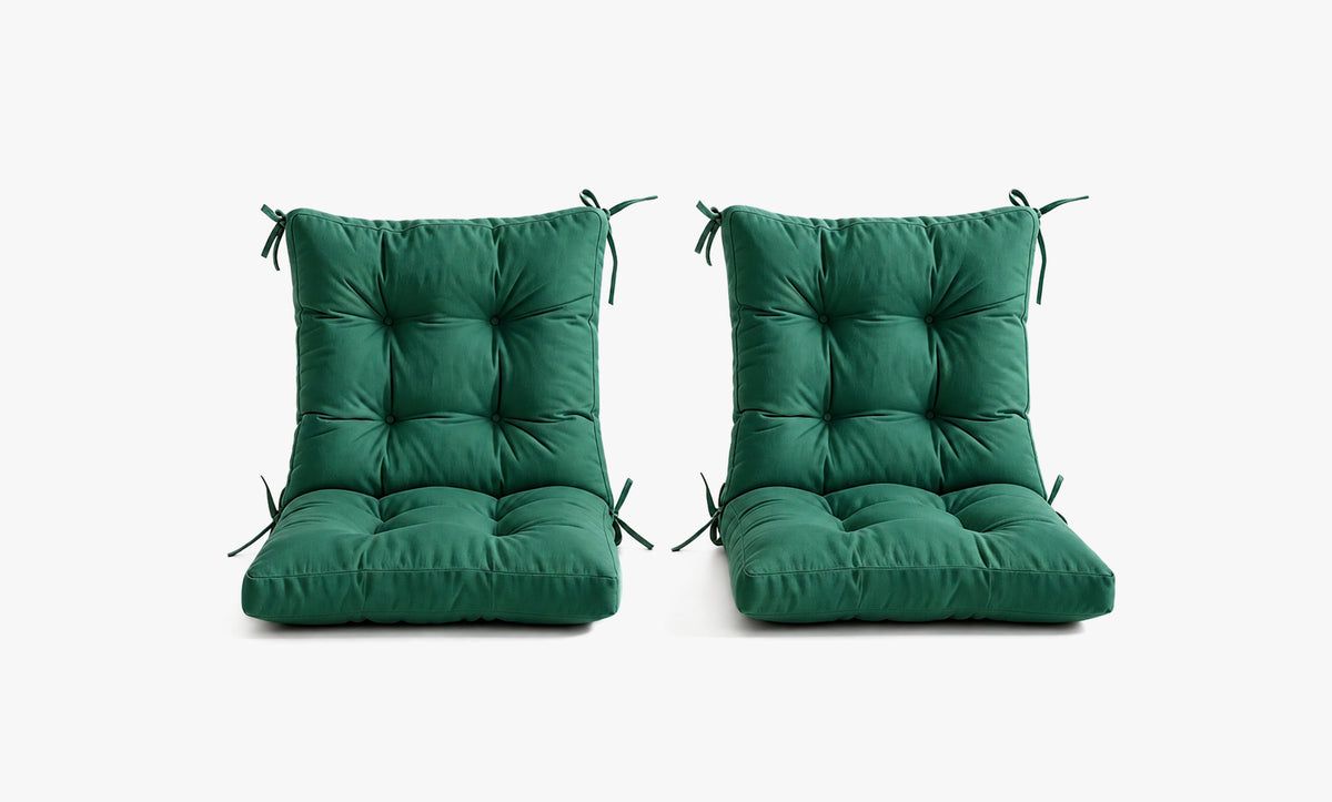 Patio Chair Cushion Set – 2 & 4 Sets, 18" x 18" x 3.5"