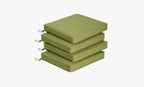Outdoor Chair Cushion Set – 4 & 6 Sets, 18.5" x 18.5" x 3.15"