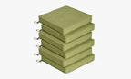 Outdoor Chair Cushion Set – 4 & 6 Sets, 18.5" x 18.5" x 3.15"