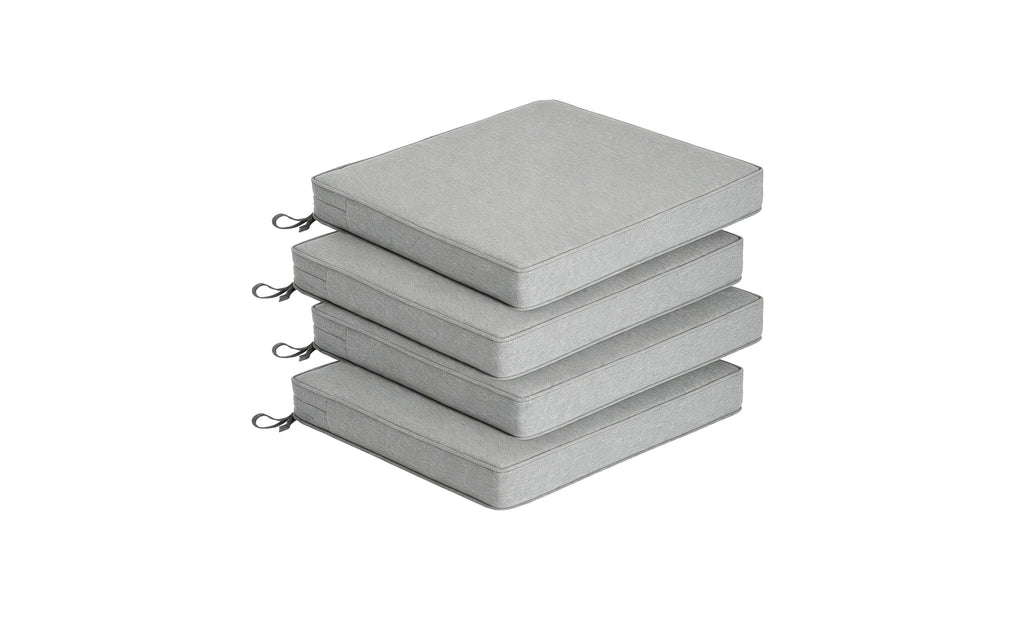 Outdoor Chair Cushion Set 4 Sets, 20" x 20" x 3.15"