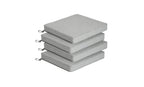 Outdoor Chair Cushion Set 4 Sets, 20" x 20" x 3.15"