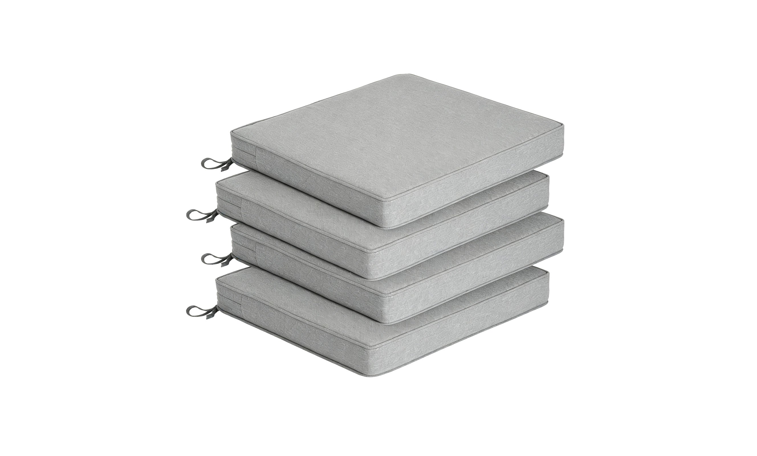 Outdoor Chair Cushion Set 4 Sets, 20" x 20" x 3.15"