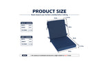 Outdoor Dining Chair Cushions Set of 2 & 4 Sets, 18" x 18" x 3.15"