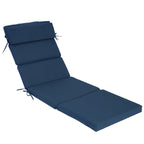 Outdoor Lounge Chair Cushion with Headrest – Dimensions: 42 x 72 x 5.5 Inches