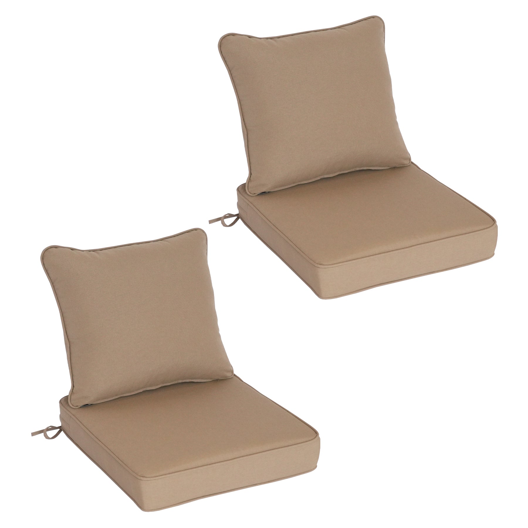 Patio/Terrace Deep-Seat Cushion 24× 24× 5.5 Inches
