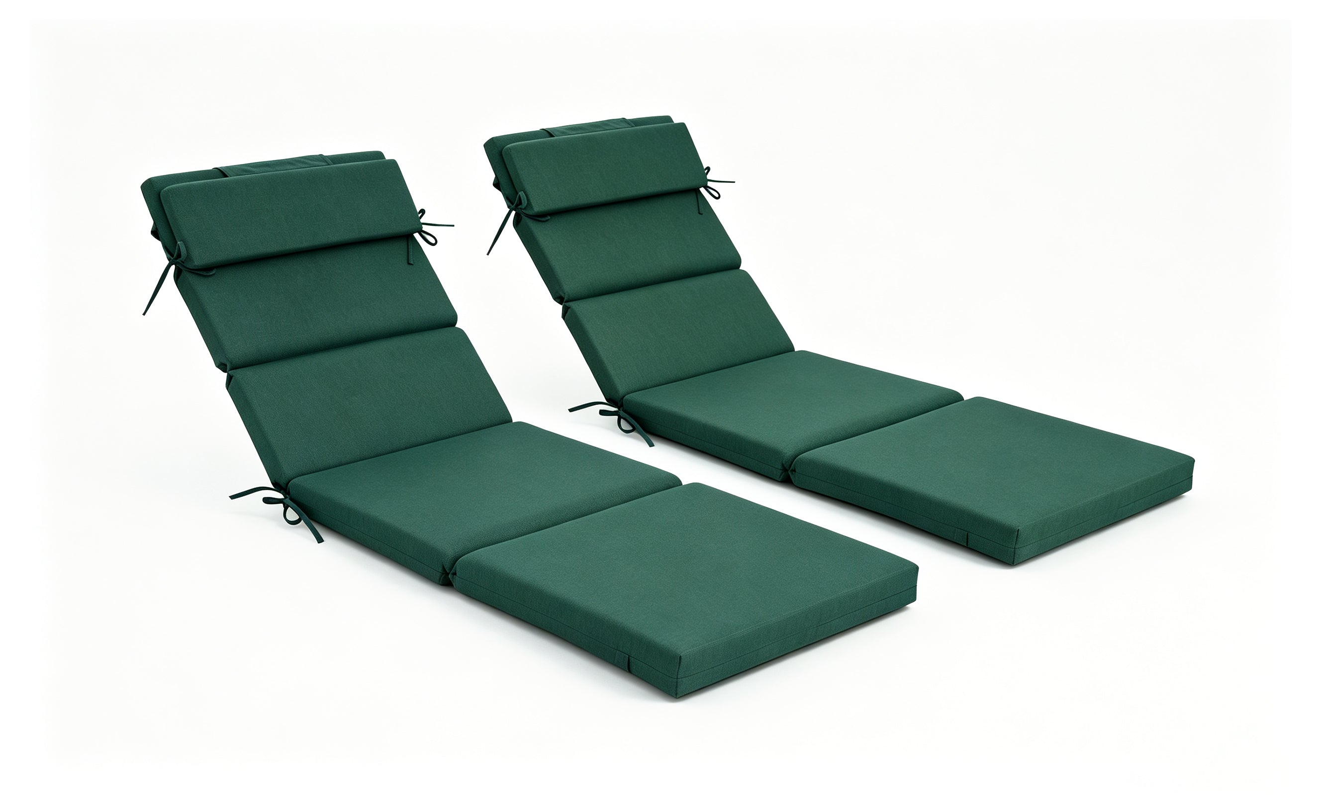 Outdoor Lounge Chair Cushion with Headrest – Dimensions: 42 x 72 x 5.5 Inches