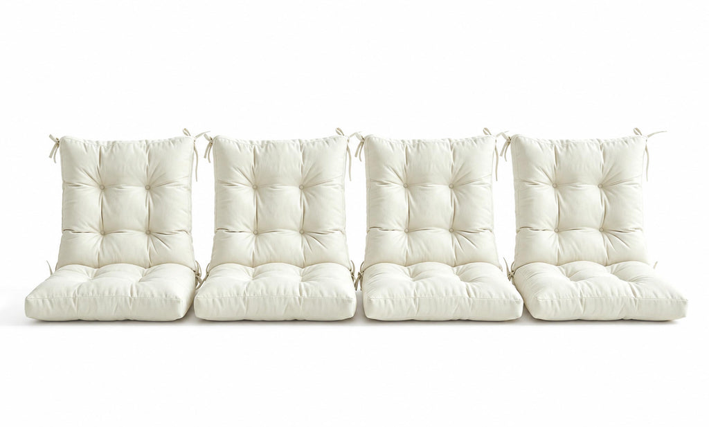 Patio Chair Cushion Set – 2 & 4 Sets, 18" x 18" x 3.5"