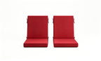 Outdoor Dining Chair Cushions Set of 2 & 4 Sets, 18" x 18" x 3.15"