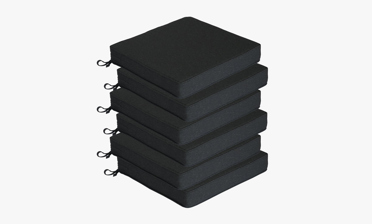 Outdoor Chair Cushion Set 6 Sets, 18.5" x 18.5" x 3.15"