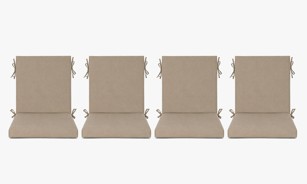 Outdoor Dining Chair Cushions Set of 2 & 4 Sets, 21" x 20" x 3.15"