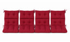 Patio Chair Cushion Set – 2 & 4 Sets, 21" x 20" x 3.5"