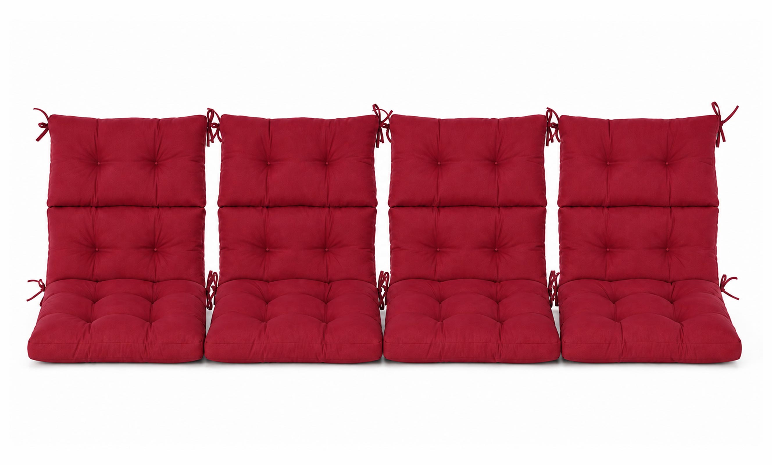 Patio Chair Cushion Set – 2 & 4 Sets, 21" x 20" x 3.5"