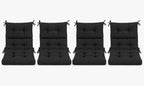 Patio Chair Cushion Set – 2 & 4 Sets, 21" x 20" x 3.5"
