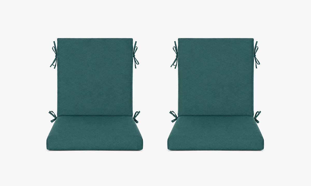 Outdoor Dining Chair Cushions Set of 2 & 4 Sets, 18" x 18" x 3.15"
