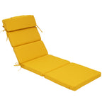 Outdoor Lounge Chair Cushion with Headrest – Dimensions: 42 x 72 x 5.5 Inches