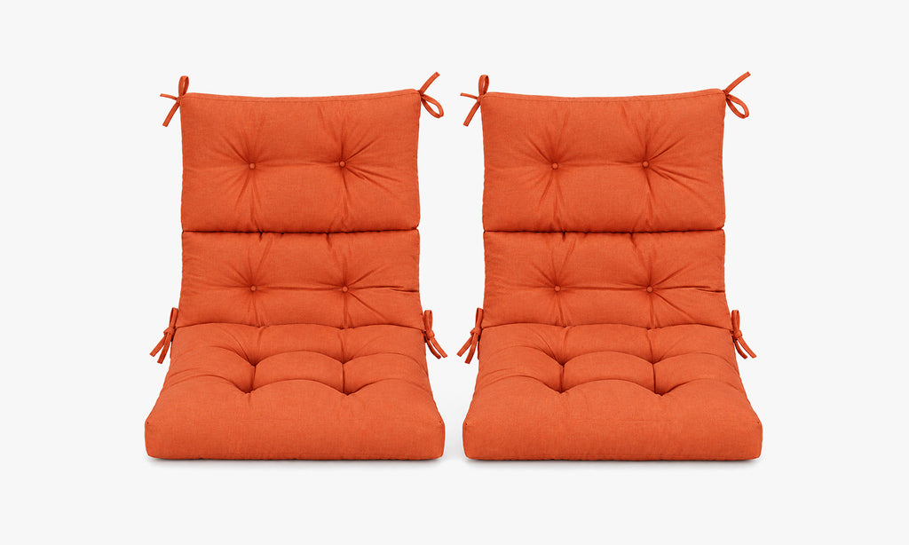 Patio Chair Cushion Set – 2 & 4 Sets, 21" x 20" x 3.5"