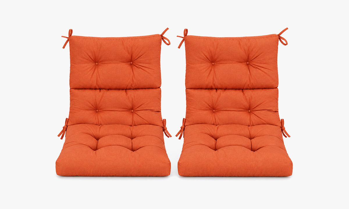 Patio Chair Cushion Set – 2 & 4 Sets, 21" x 20" x 3.5"