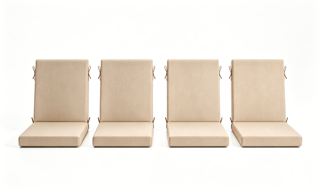 Outdoor Dining Chair Cushions Set of 2 & 4 Sets, 18" x 18" x 3.15"