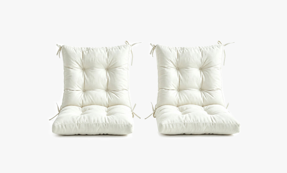 Patio Chair Cushion Set – 2 & 4 Sets, 18" x 18" x 3.5"