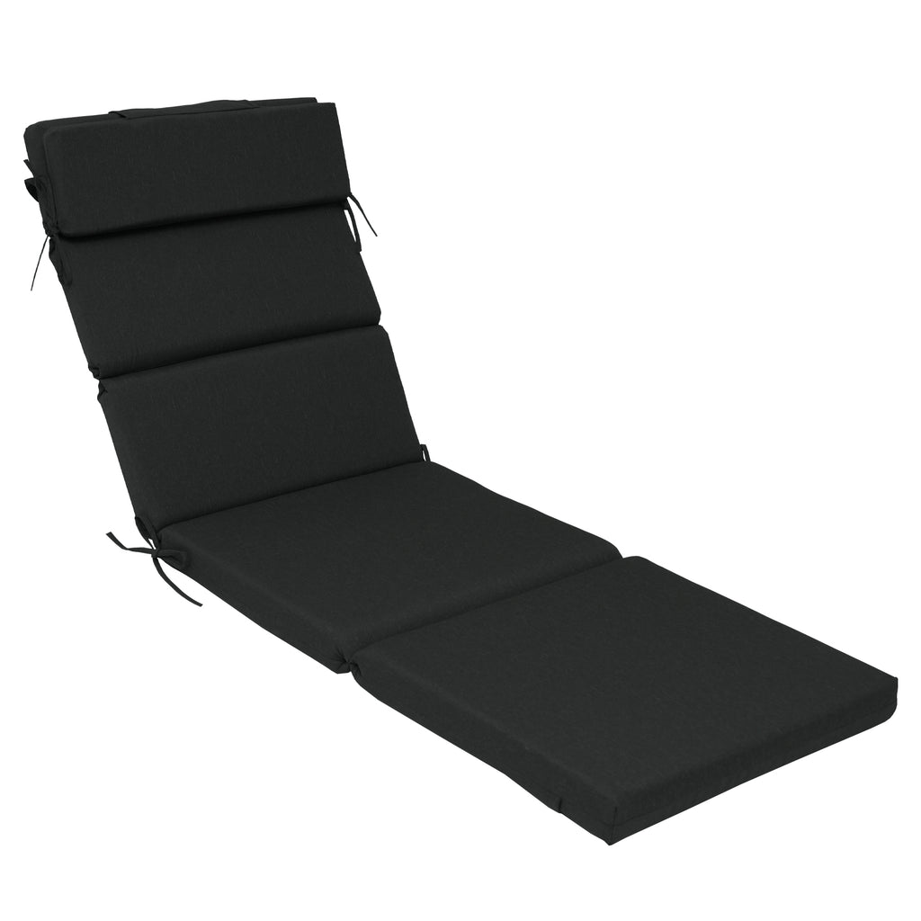 Outdoor Lounge Chair Cushion with Headrest – Dimensions: 42 x 72 x 5.5 Inches