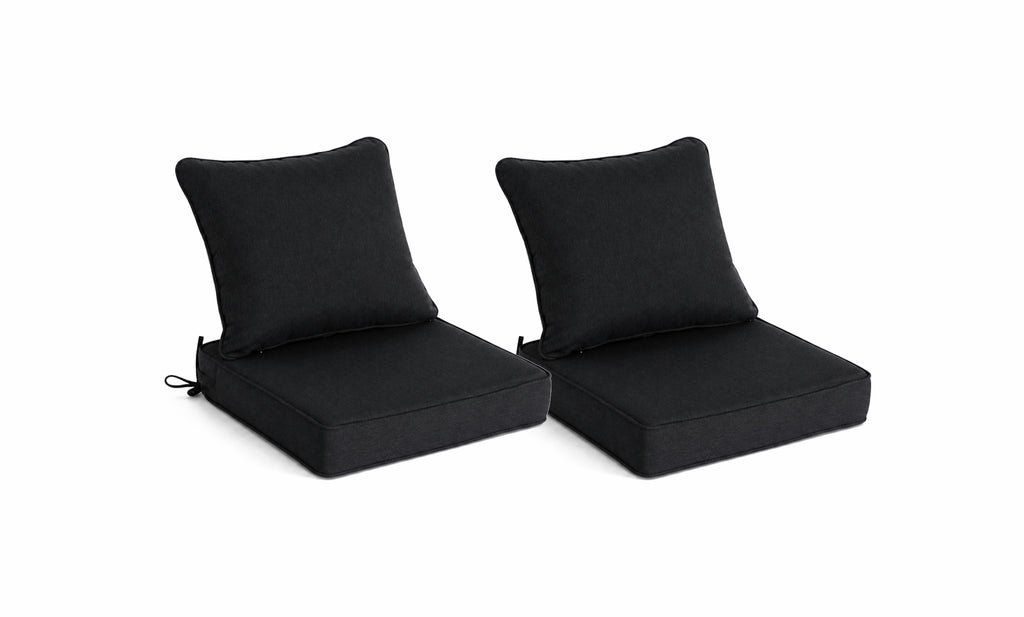 Outdoor Deep Seat Cushion 1 & 2 Sets, 24" x 24" x 5.5"
