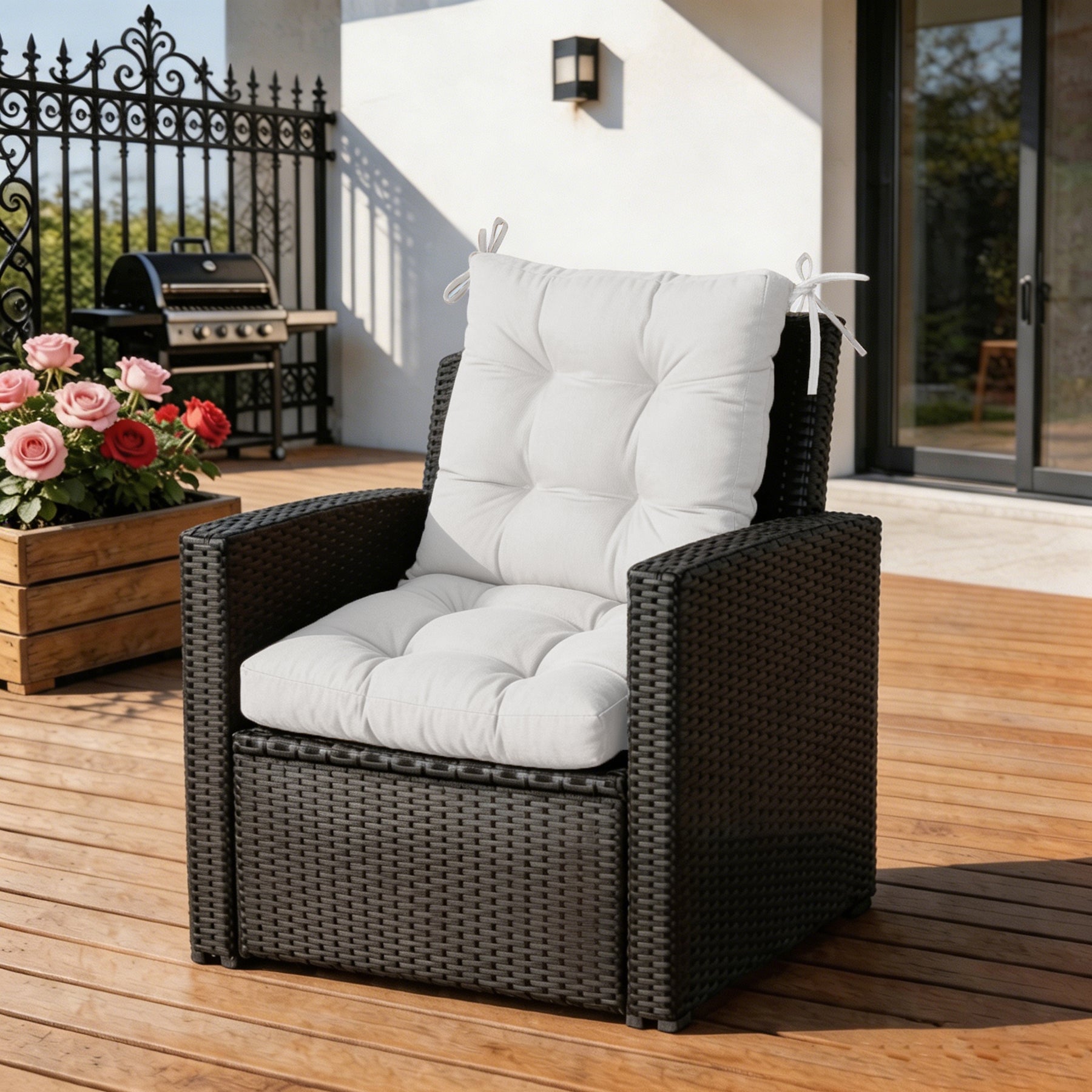 Patio Chair Cushion Set 18 x 18 x 3.5 Inches