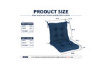 Patio Chair Cushion Set – 2 & 4 Sets, 20" x 20" x 3.5"