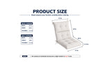 Patio Chair Cushion Set – 2 & 4 Sets, 21" x 20" x 3.5"