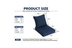 Outdoor Deep Seat Cushion 1 & 2 Sets, 24" x 28" x 5.5"