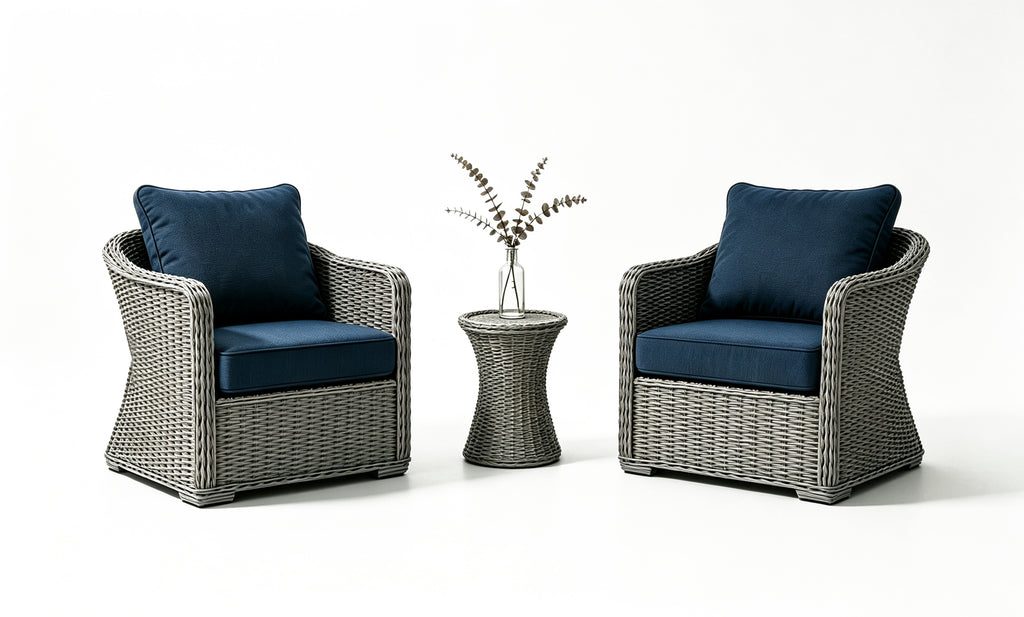 Deep Seating Patio Cushion Set – Available in 2 Piece Sets, 22" x 22" x 4.5"