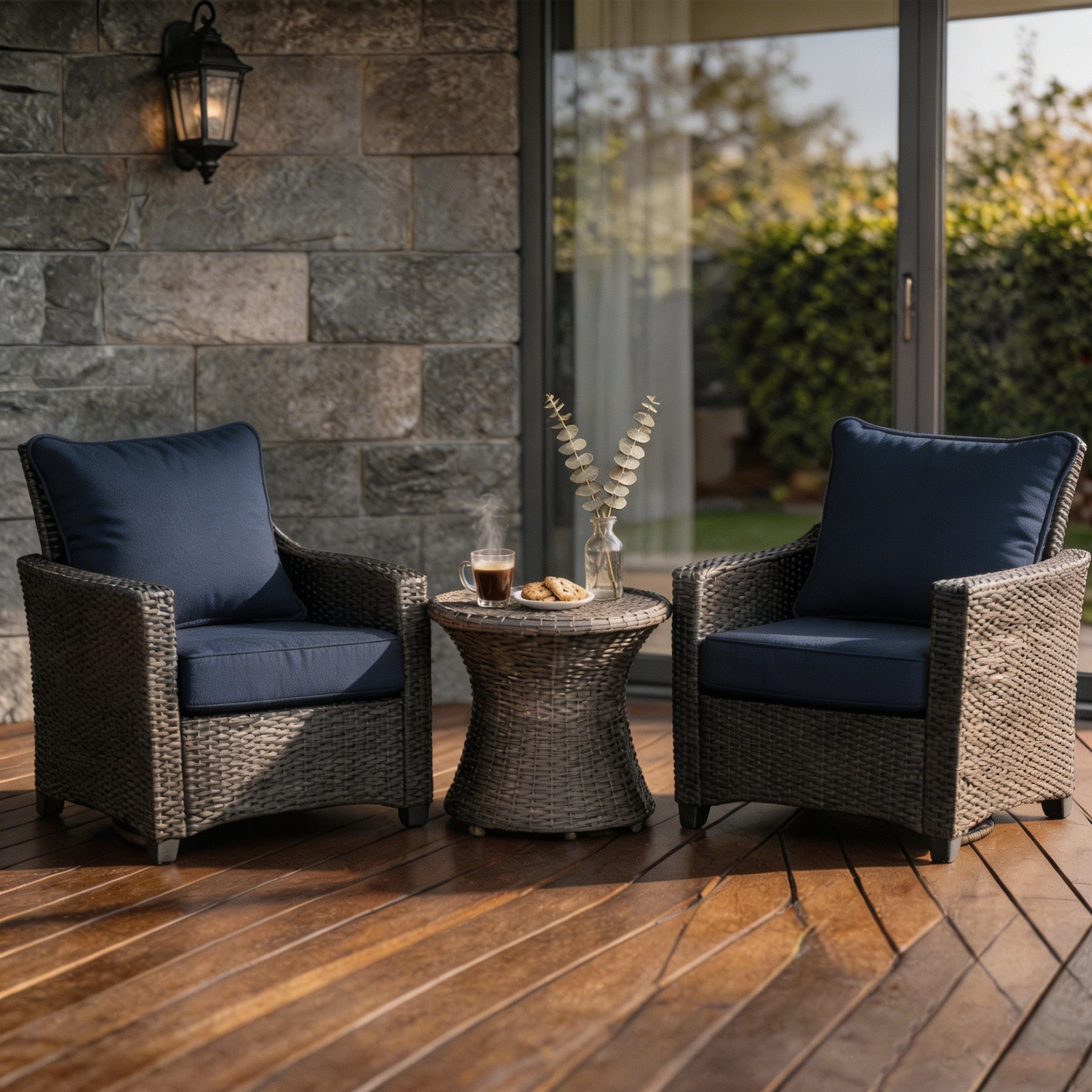 Patio/Terrace Deep-Seat Cushion 19×19×4 Inches