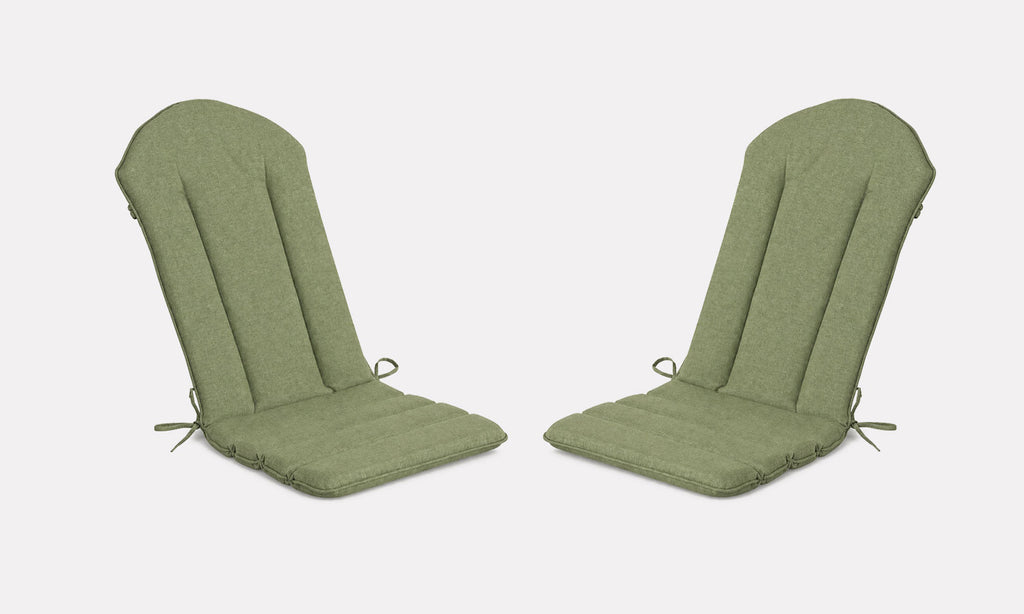 Adirondack Chair Cushion 20x50 in 2-Pack Sage Green