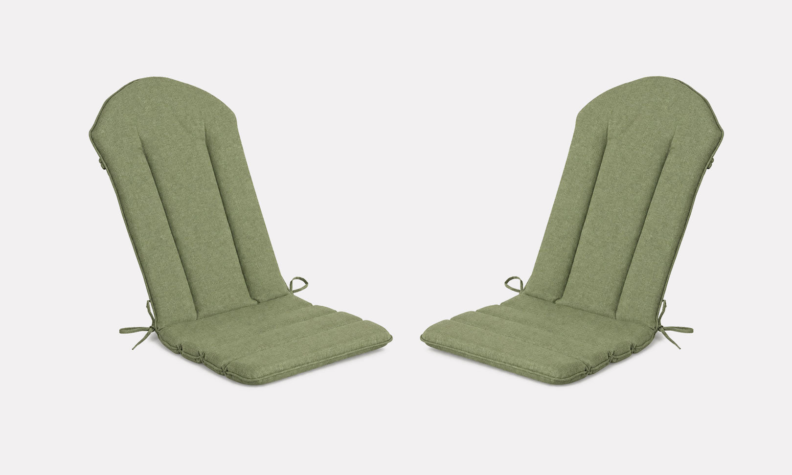 Adirondack Chair Cushion 20x50 in 2-Pack Sage Green