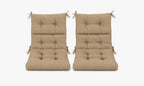 Patio Chair Cushion Set – 2 & 4 Sets, 21" x 20" x 3.5"
