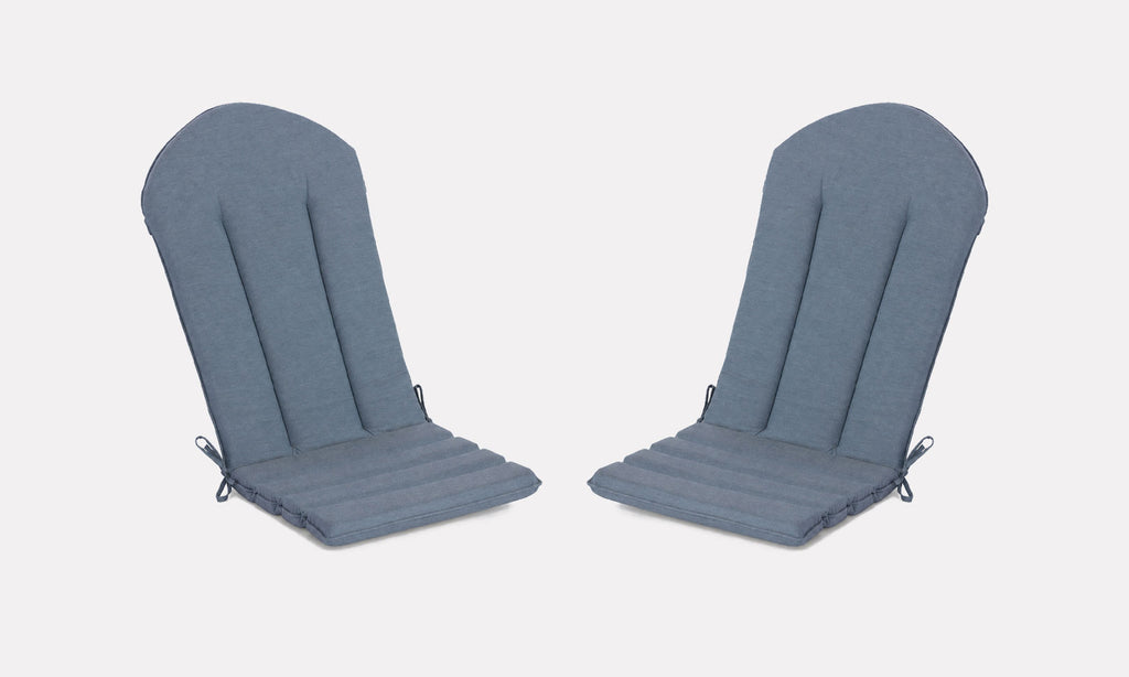 Adirondack Chair Cushion 20x50 in 2-Pack Dusty Blue