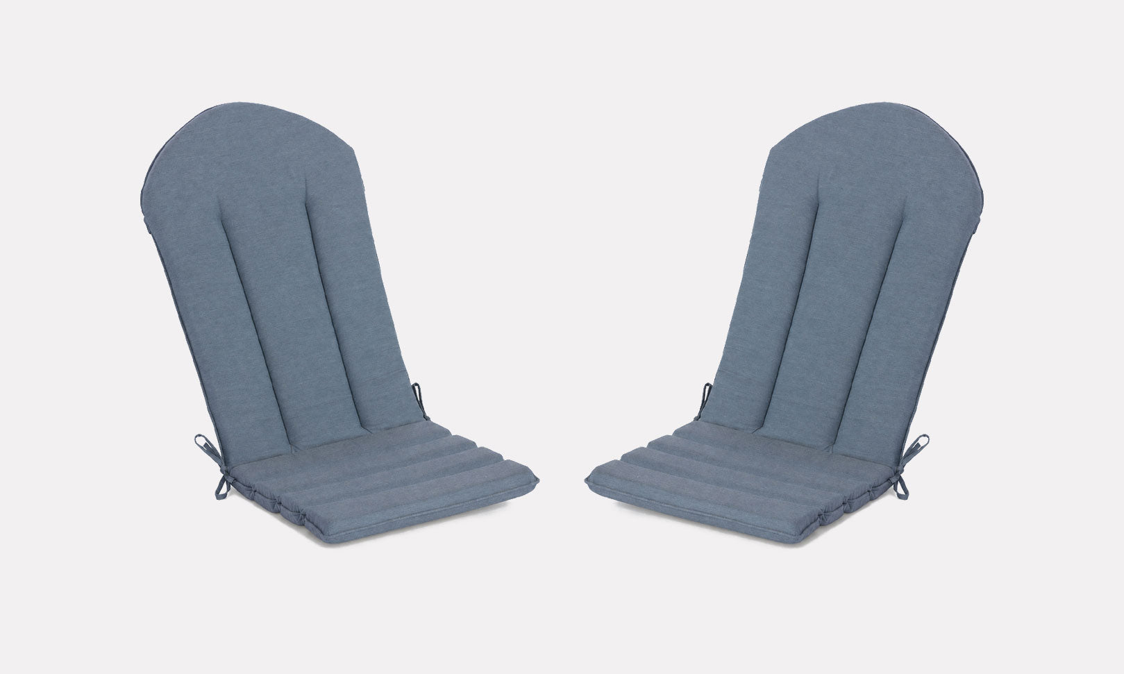Adirondack Chair Cushion 20x50 in 2-Pack Dusty Blue