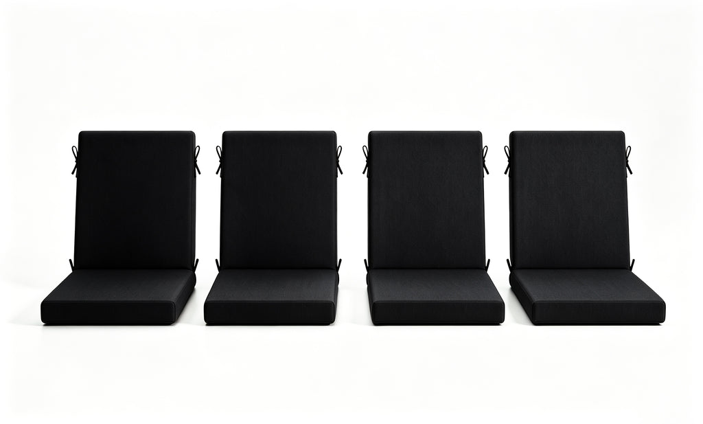 Outdoor Dining Chair Cushions Set of 2 & 4 Sets, 18" x 18" x 3.15"